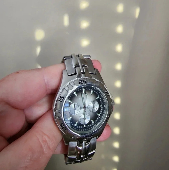 Fossil Blue  Watches Stainless Steel wrist size 6.5 - Picture 8 of 8